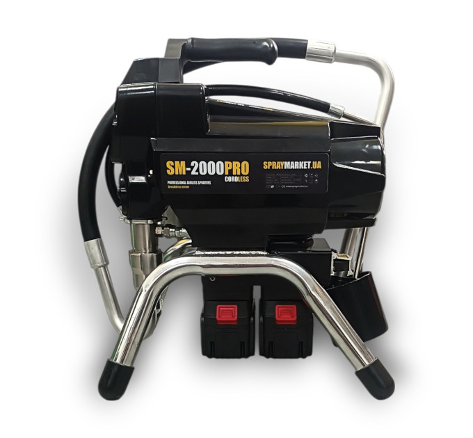 Акумуляторний SM-2000PRO CORDLESS фарбувальний безповітряний апарат